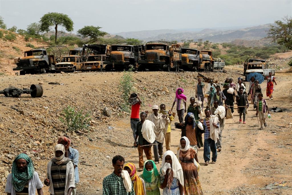 Nel Tigrai, la regione settentrionale etiope, è ripreso l’esodo degli sfollati che cercano riparo dai combattimenti