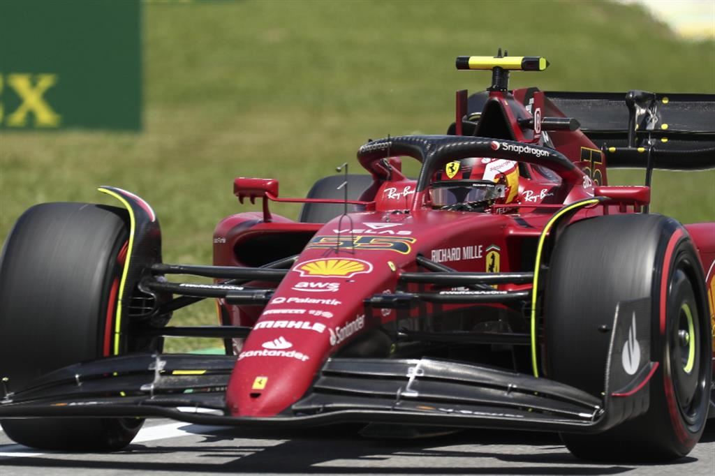 Ferrari. Carlos Sainz in azione