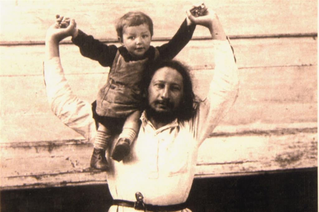 Pavel Florenskij con il figlio