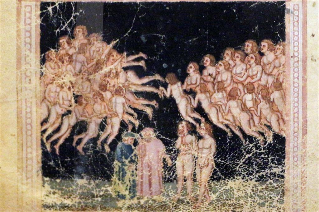 I beati del Paradiso in una miniatura trecentesca della Commedia di Dante conservata alla Biblioteca Medicea Laurenziana