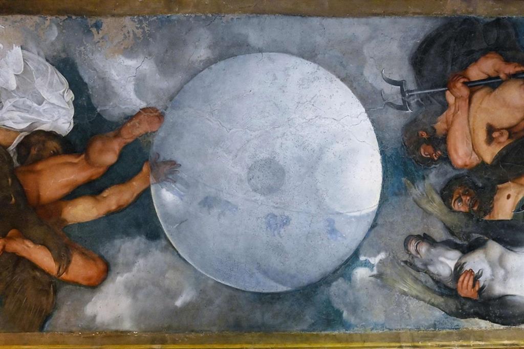 "Giove, Nettuno e Plutone" eseguito nel 1597 da Caravaggio nel Casino dell’Aurora