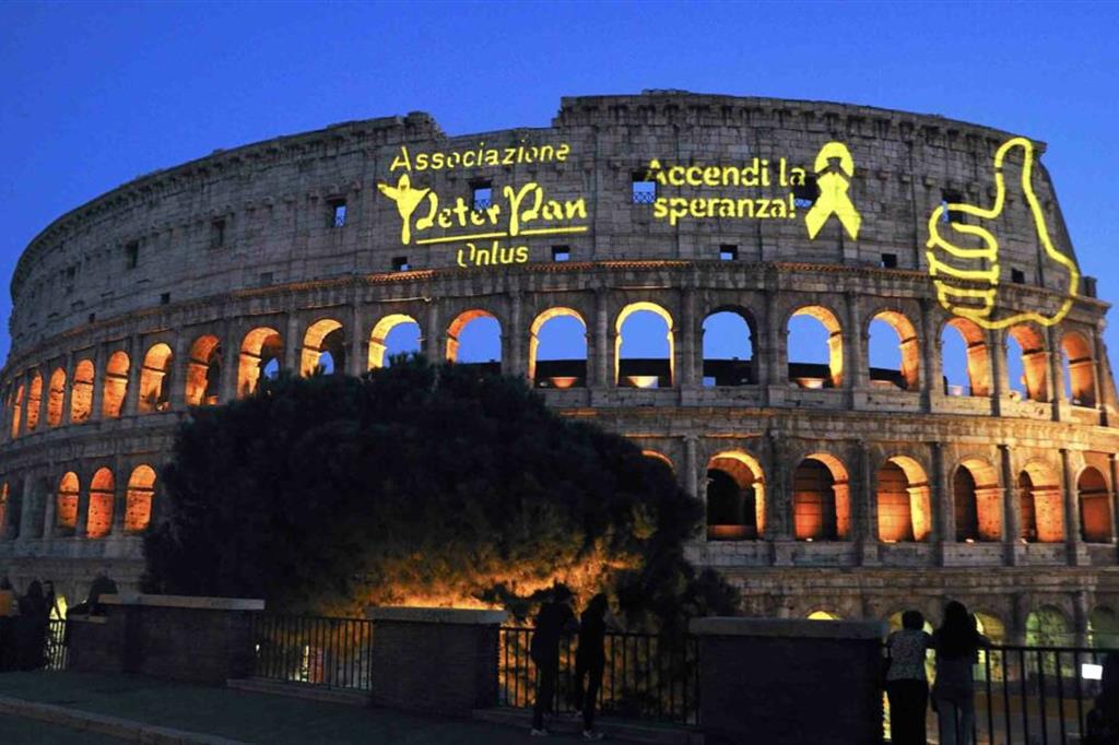 Il Nastro d'Oro sul Colosseo lo scorso anno