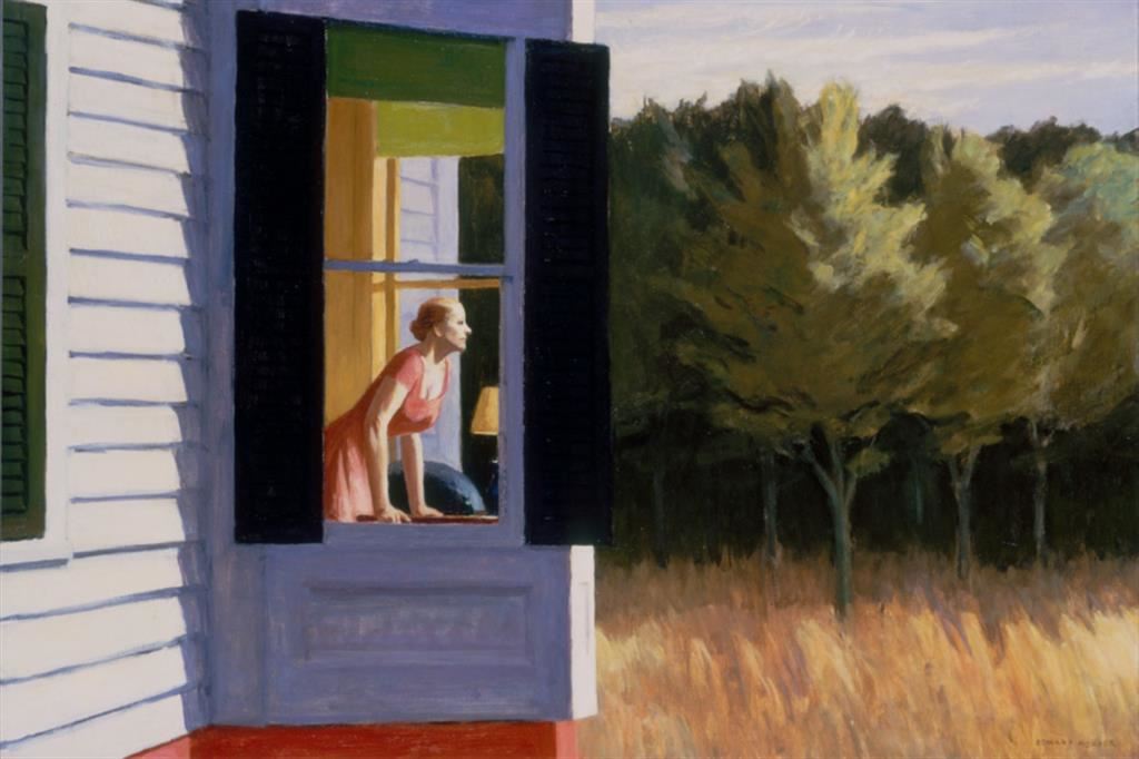 Edward Hopper, “Mattino a Cape Cod” (particolare). Dalla mostra “Videro e credettero”