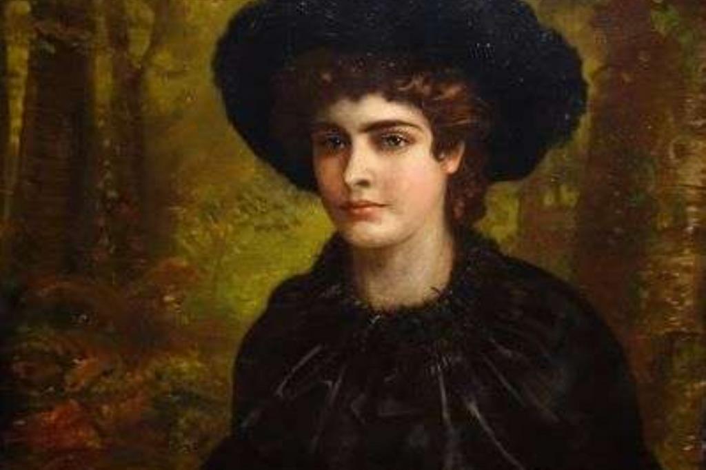 Constance Lloyd ritratta da Louis Desanges nel 1882