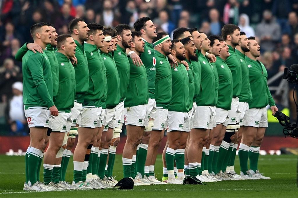 La Nazionale irlandese di rugby balzata in testa al ranking mondiale