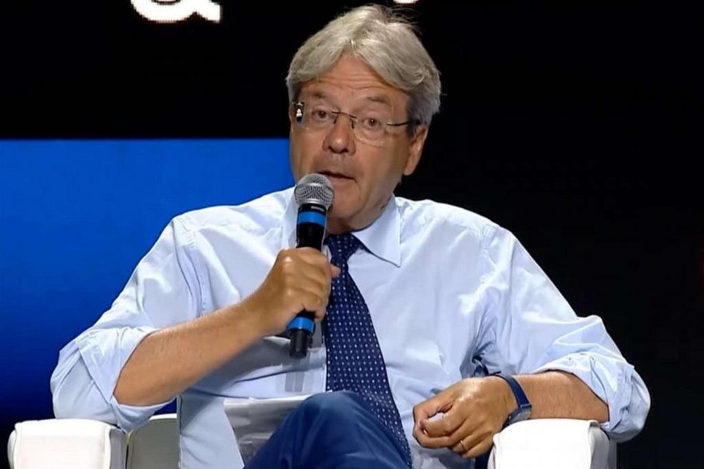 Paolo Gentiloni, commissario Ue, al Meeting di Rimini