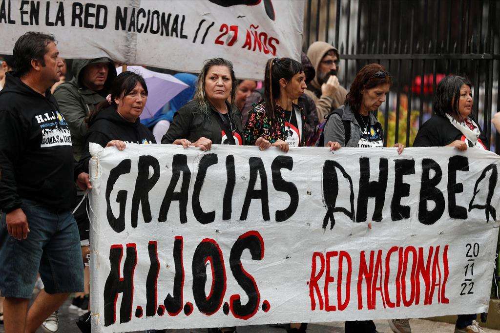 Manifestazione in omaggio a Hebe de Bonafini a Buenos Aires