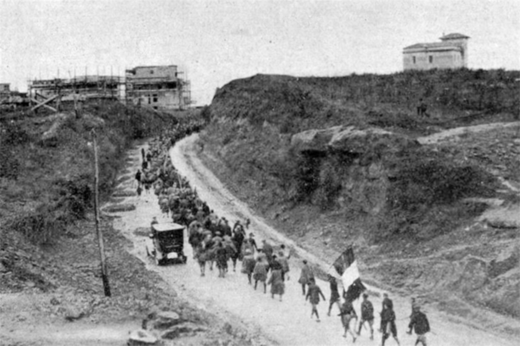 Fascisti marciano verso Roma (28 ottobre 1922)