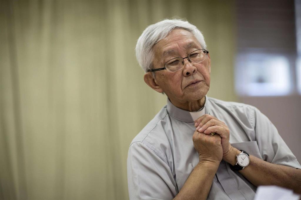 Il  cardinale Joseph Zen, arrestato a Hong Kong