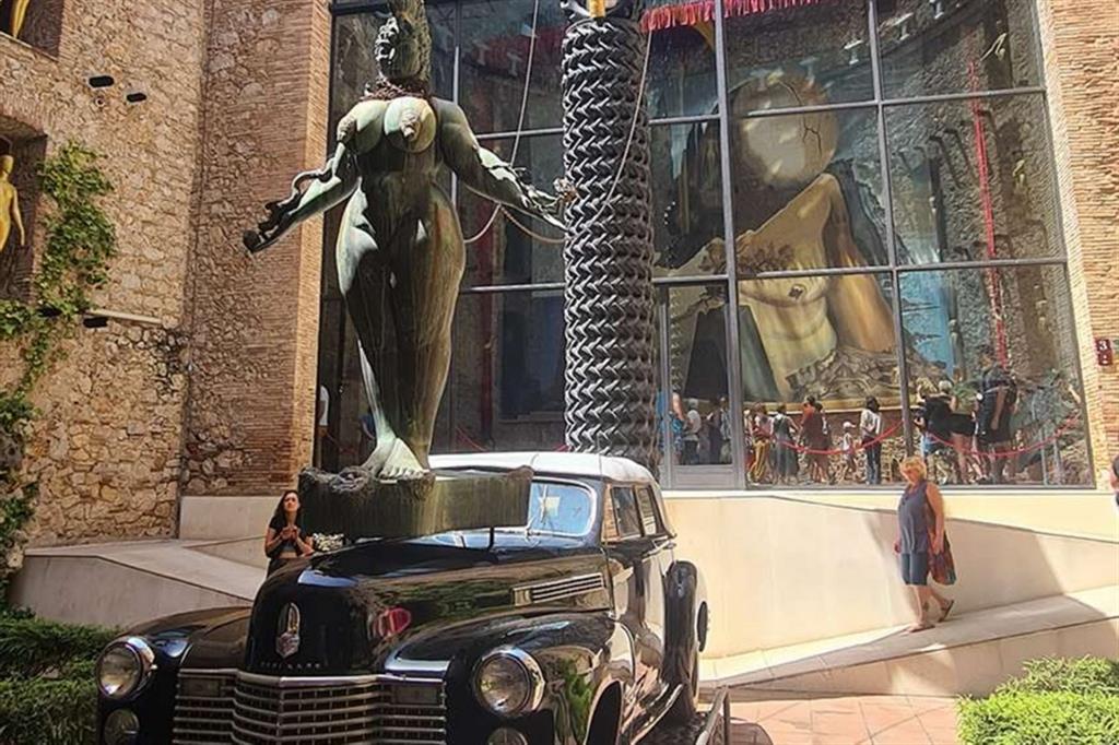 Una immagine della casa-museo di Salvador Dalí a Figueres