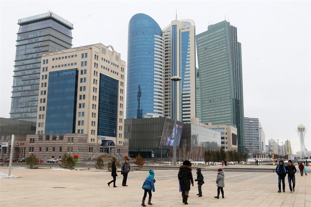 Nur Sultan (già Astana), capitale del Kazakistan, in un'immagine d'archivio