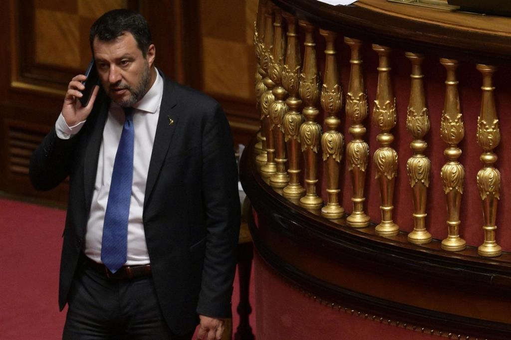 Salvini al Senato