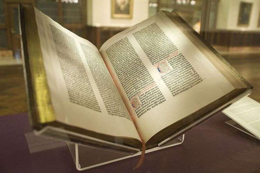 Una Bibbia di Gutenberg