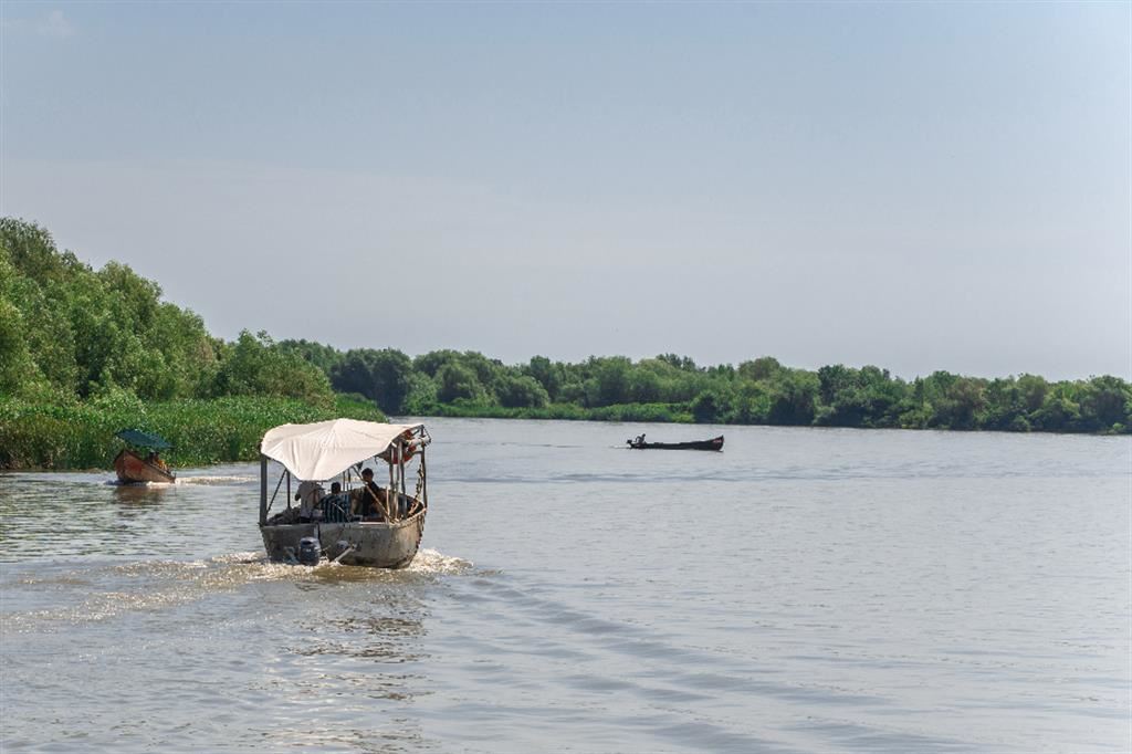 Il Danubio nei pressi del villaggio di Vilkovo, in Ucraina Il fiume oggi è definito un «gigante malato»