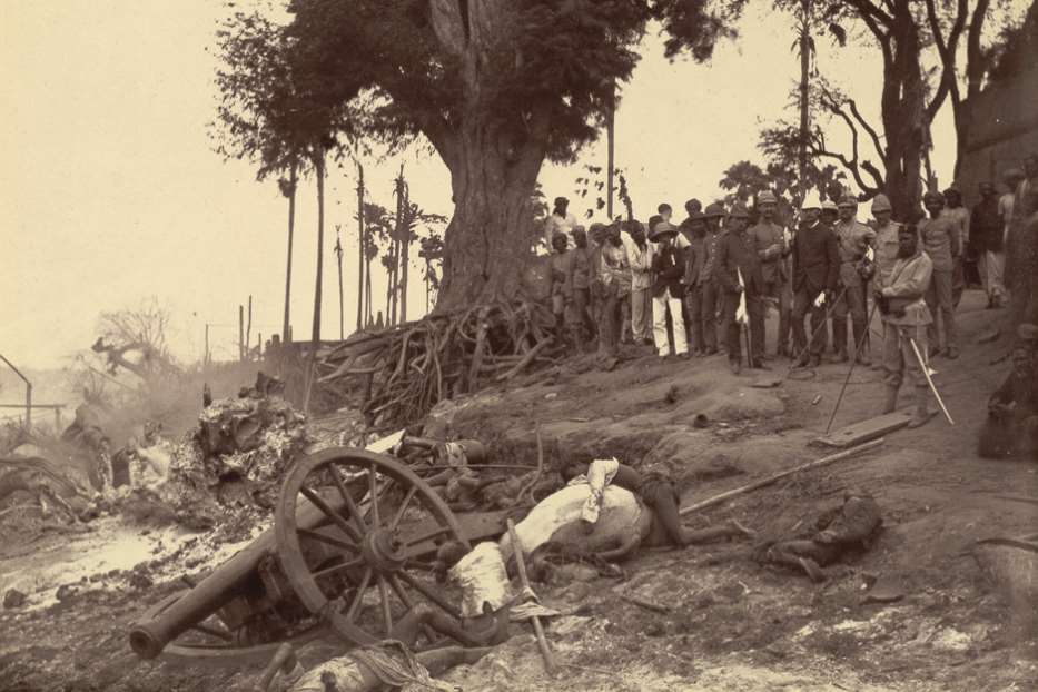 Massacri a Minhla, nel 1885, durante la terza guerra anglo-birmana