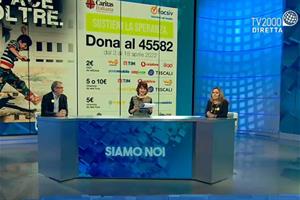 La maratona tv Focsiv-Caritas: «Raccolti più di 40mila euro»