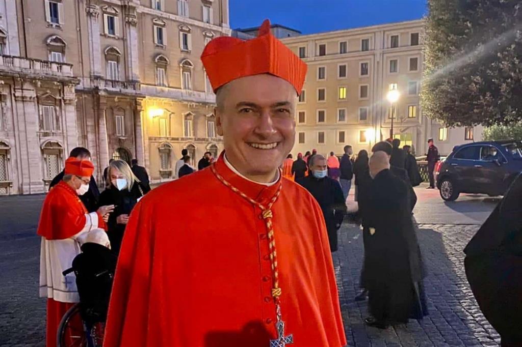 Il cardinale Mauro Gambetti, frate minore francescano conventuale, ora arciprete della Basilica di San Pietro