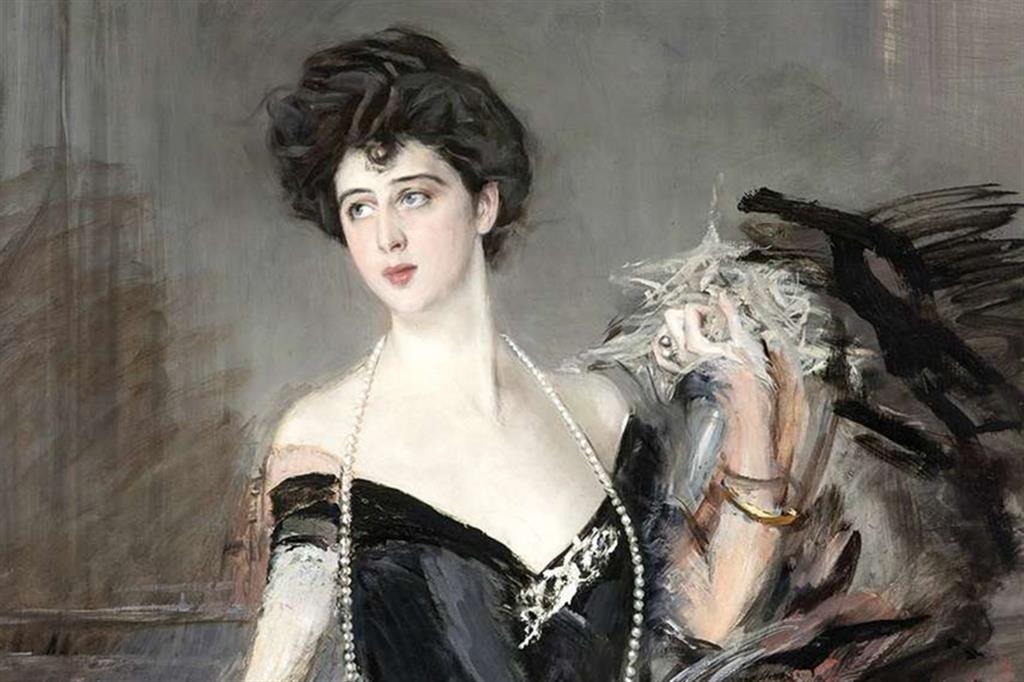 Giovanni Boldini, “Ritratto di donna Franca Florio”, olio su tela, 1901-1924