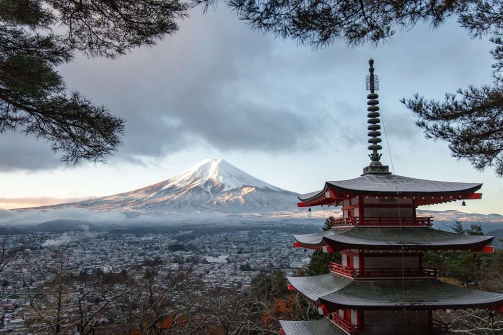 Il monte Fuji a Šizuoka
