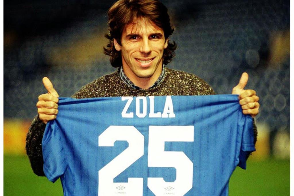 L' ex giocatore della Nazionale e del Napoli, Gianfranco Zola