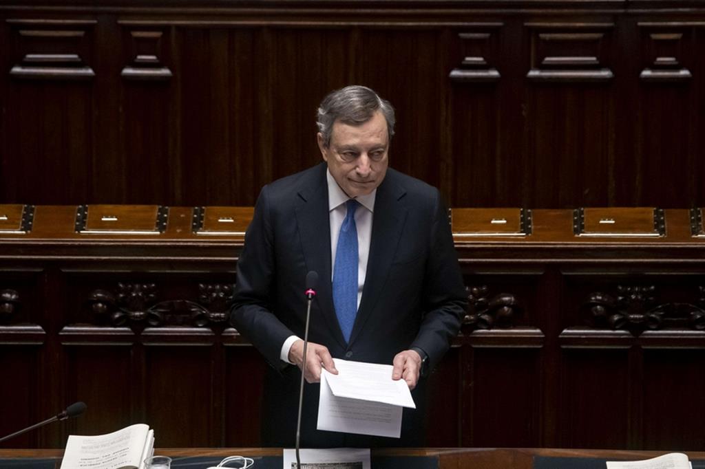 Il primo ministro, Mario Draghi