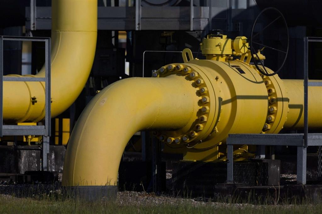 Una sezione polacca del gasdotto Yamal, che era uno dei principali punti di accesso del gas russo in Europa
