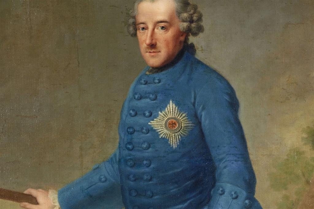Johann Georg Ziesenis, 'Ritratto di Federico II', 1763