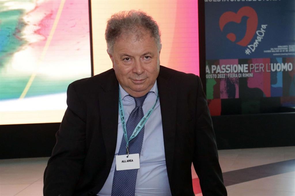 Giorgio Vittadini, presidente della Fondazione per la Sussidiarietà al Meeting di Rimini