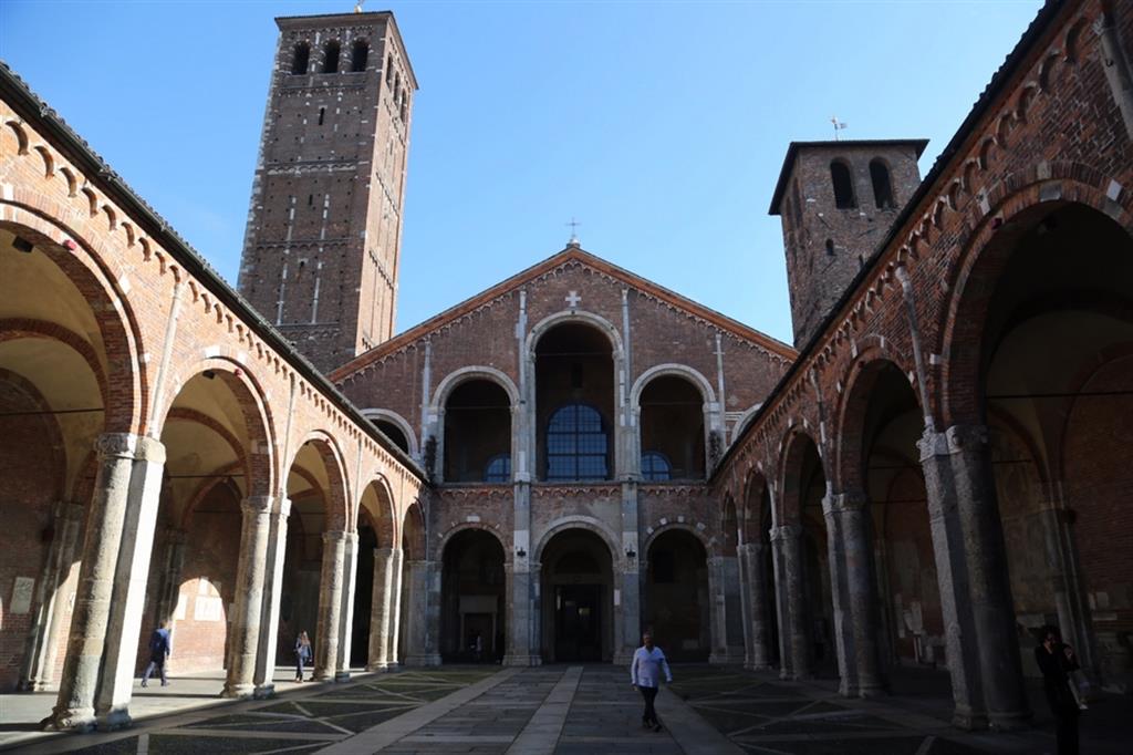 La basilica di sant'Ambrogio a Milano