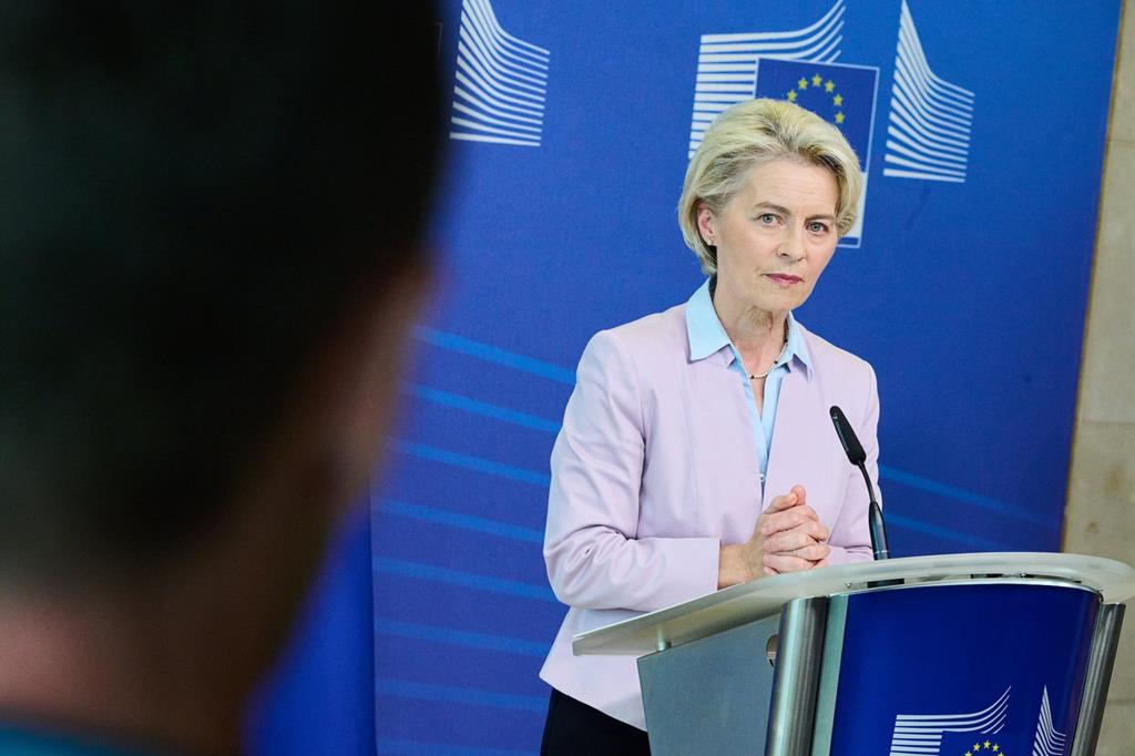 Ursula von der Leyen presenta la posizione della Commissione europea in vista del vertice sull'energia del 9 settembre 2022