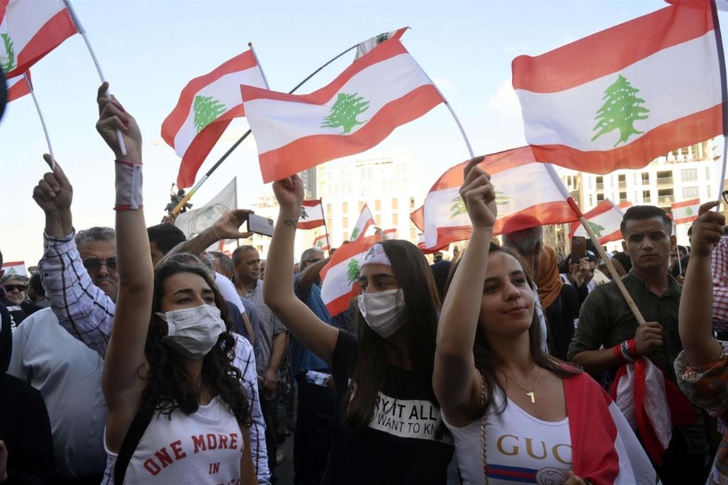 Le proteste anti-governative in Libano