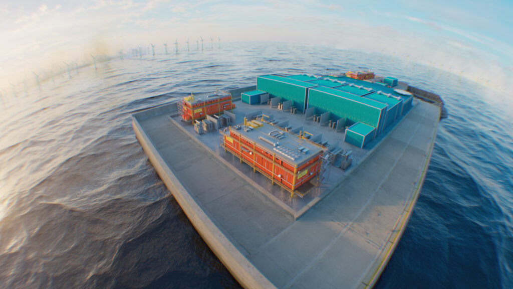Il progetto dell'isola artificiale Princess Elisabeth dell'operatore energetico Elia