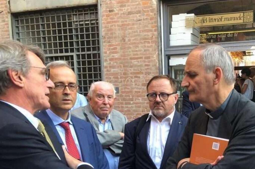 Negli ultimi anni a Bologna si erano incontrati anche il cardinale Zuppi e David Sassoli: come un incontro nel 2019