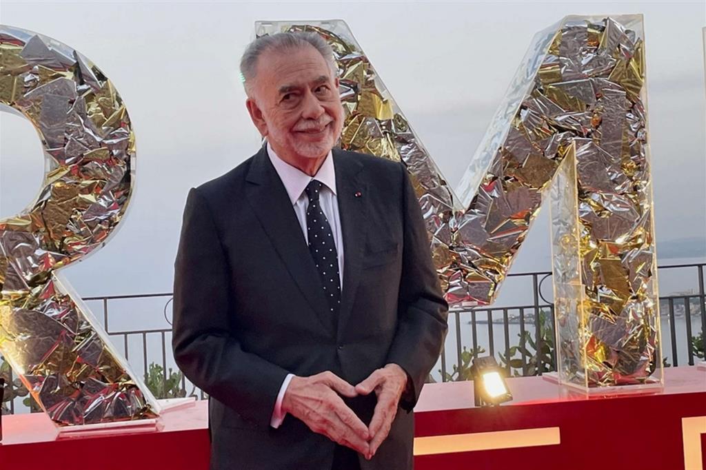 Il regista americano Francis Ford Coppola, 83 anni al Film Festival di Taormina