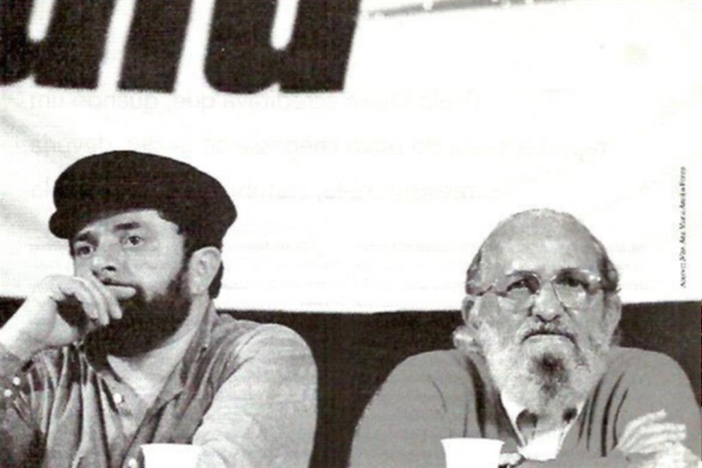 Lula e Freire insieme nel 1989