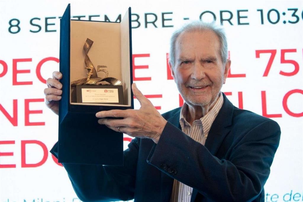 Il regista Edgar Reitz premiato al Lido dall'Ente dello Spettacolo