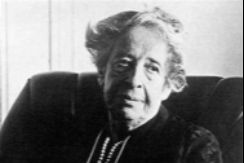 Hanna Arendt nel 1975, anno della sua morte