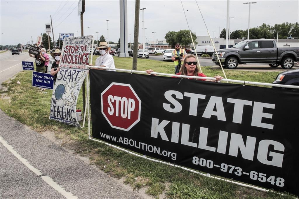 Proteste contro la pena di morte in Virginia