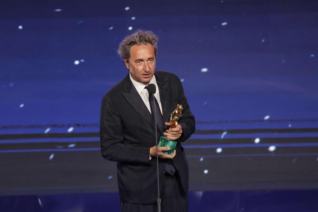 Il regista Paolo Sorrentino premiato con il David di Donatello