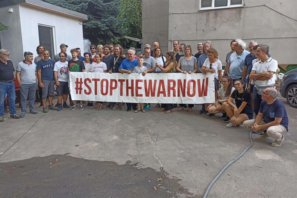 La carovana della pace in Ucraina Stopthewarnow