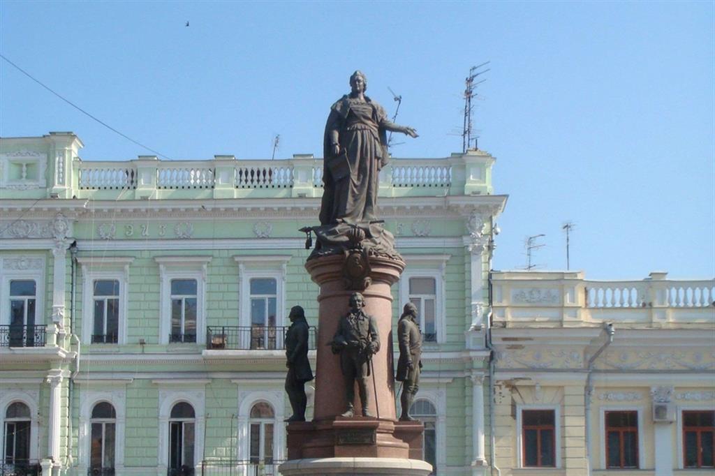 Il monumento ai fondatori di Odessa