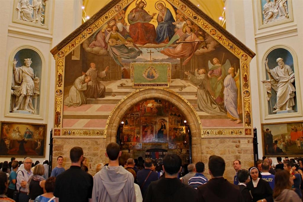 La Porziuncola nella Basilica di Santa Maria degli Angeli