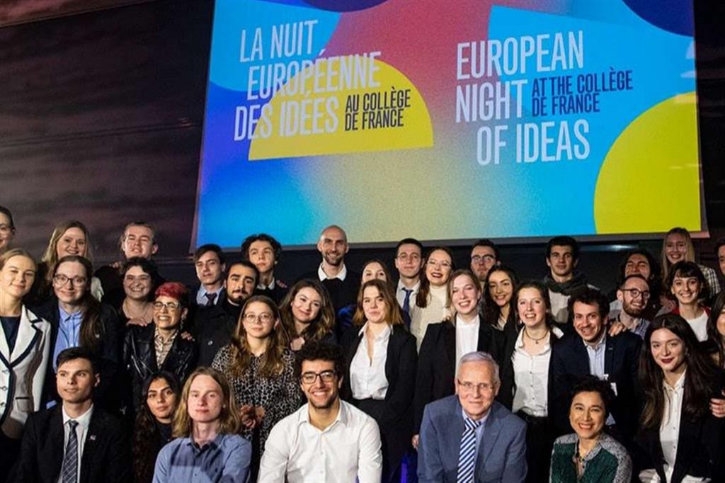 I giovani protagonisti della Notte europea delle idee a Parigi