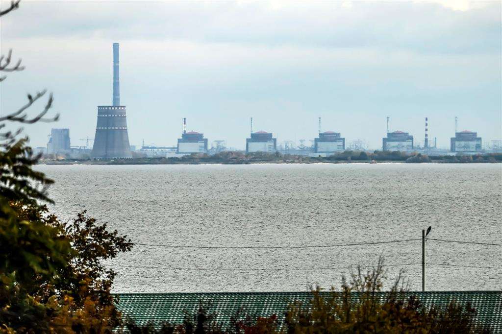 La centrale nucleare di Zaporizhizhia nell'Est ucraino