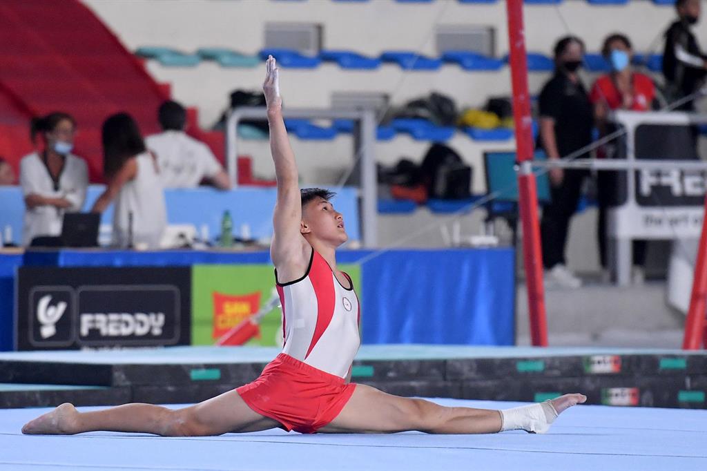Lorenzo Mihn Casali, 20 anni, nuovo talento della ginnastica italiana