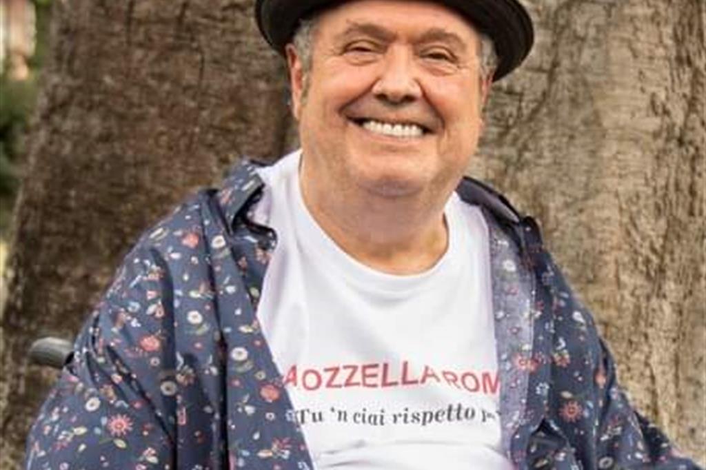 L’attore Rodolfo Laganà, 65 anni, allievo di Gigi Proietti