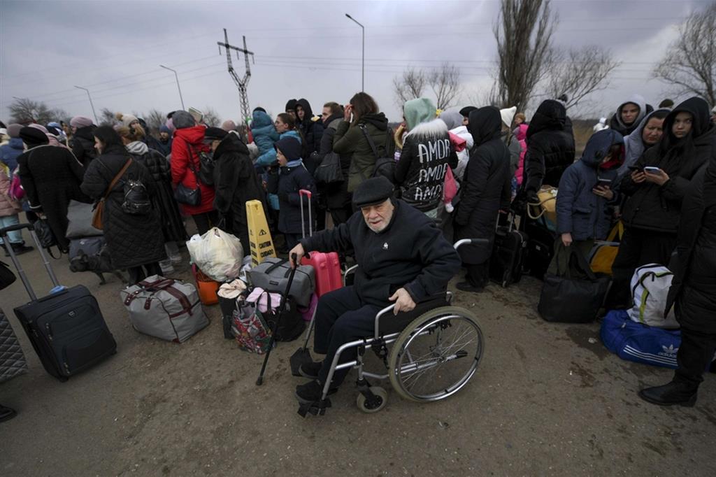 Esodo. Profughi ucraini al confine con la Moldavia, a Palanca