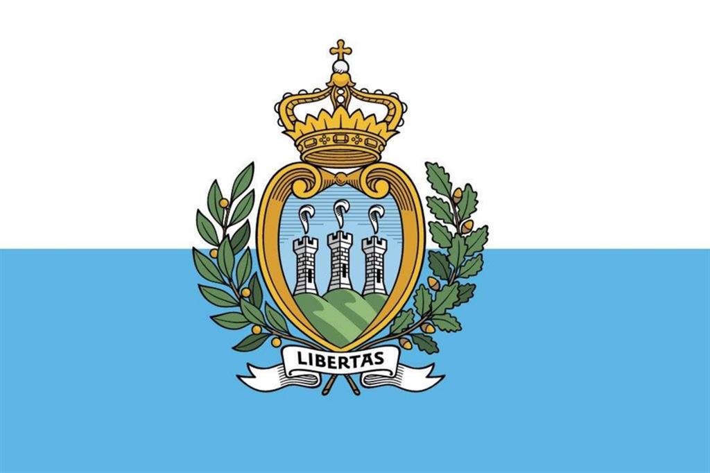 La bandiera di San Marino