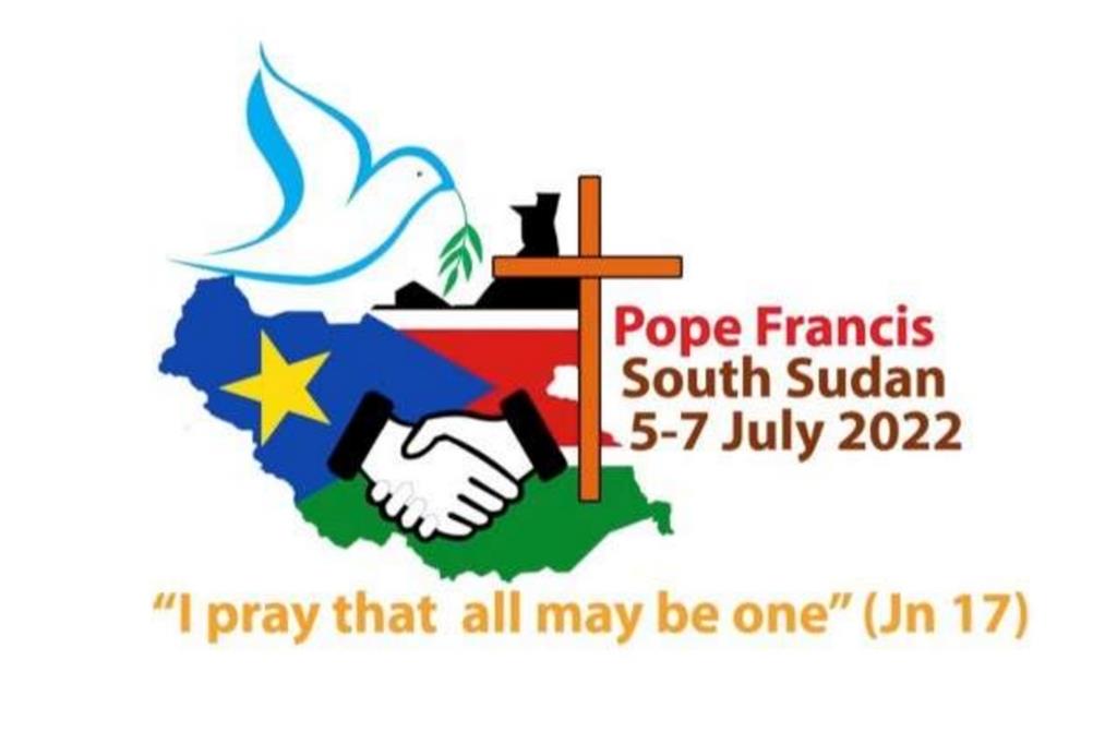 Il logo della visita del Papa in Congo e Sud Sudan