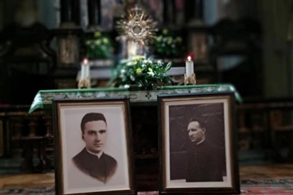 A Boves i due preti martiri del nazismo, che saranno beati, don Mario Ghibaudo e don Giuseppe Bernardi